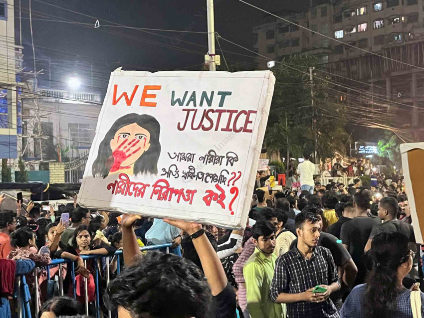 We want Justice - protest against rapists