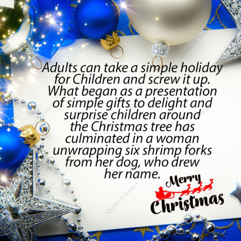 Merry Christmas quotes with Christmas decorated background