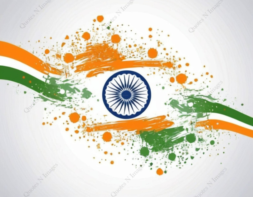 Symbol of Freedom The Resonance of Tricolor Indian Flag Theme Texture