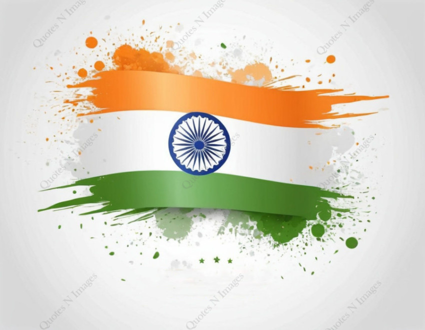 Indian Tricolor flag background for Republic or Independence day